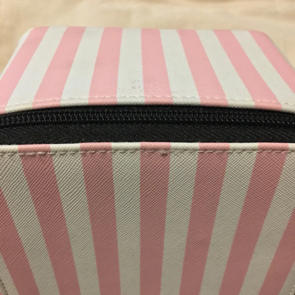 Victoria's Secret Stripe Cosmetic Bag